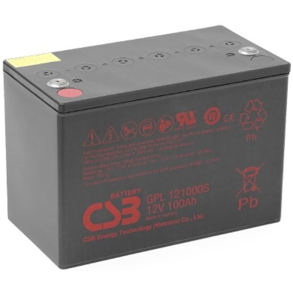 Фото - Аккумулятор для ИБП CSB 12V 100Ah (GPL121000S)